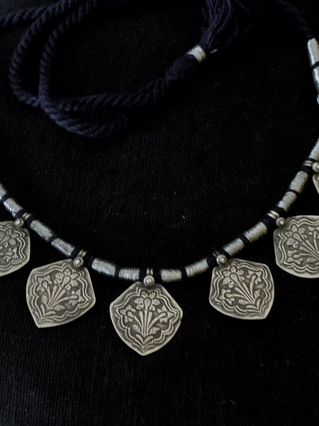 Silver 7 Pendant Necklace