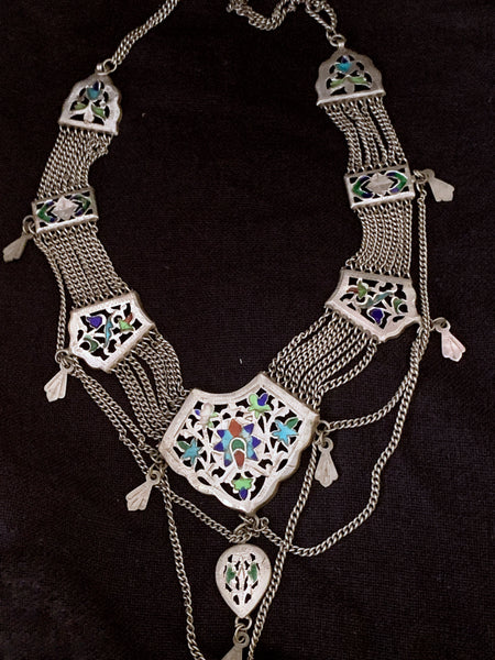 Vintage Enamelled Necklace