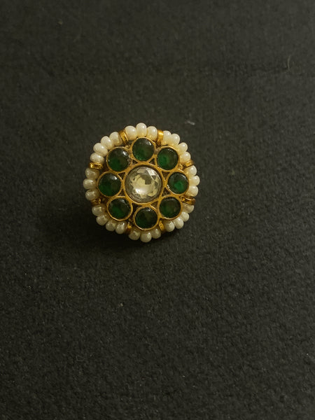 Flower Kundan Nosepin