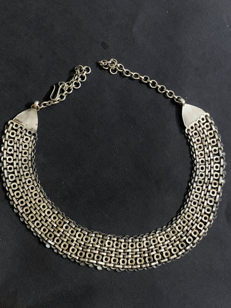 Silver Collar Necklace