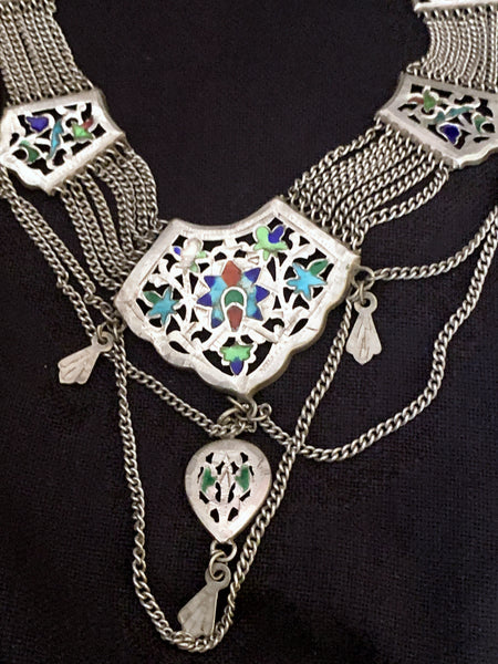 Vintage Enamelled Necklace