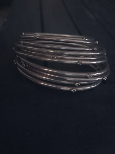 Silver Thin Rawa Bangles