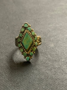 Silver Turquoise Finger Ring