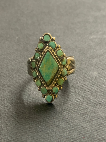 Silver Turquoise Finger Ring