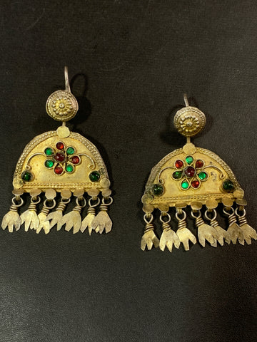 Vintage Gilded Earrings