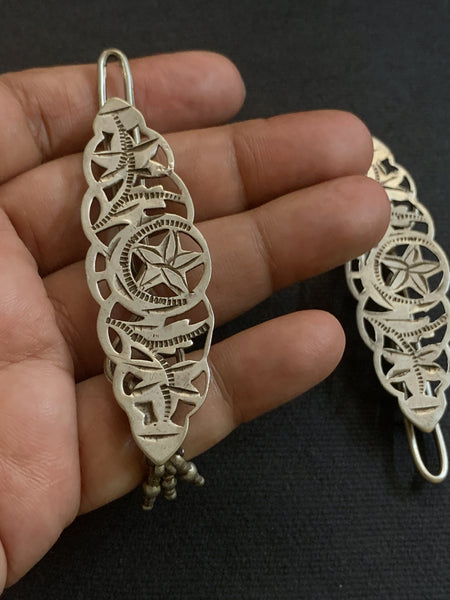 Silver Cutwork Hairclip