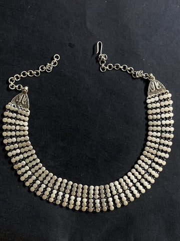 Silver Collar Necklace