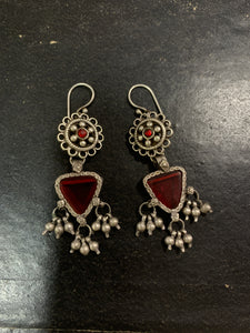 Vintage Red Earrings