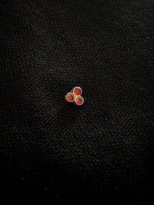 Silver 3 Stone Nosepin