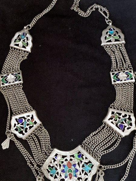 Vintage Enamelled Necklace