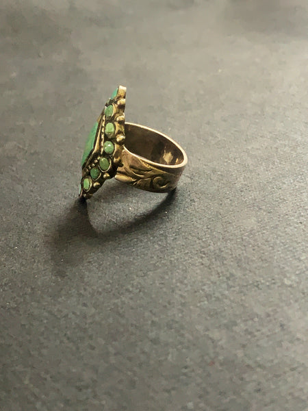 Silver Turquoise Finger Ring