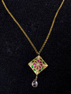 Delicate Kundan Pendant