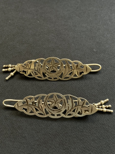 Silver Cutwork Hairclip
