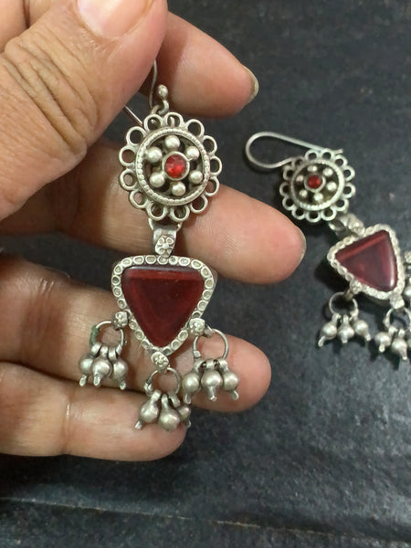 Vintage Red Earrings