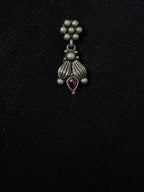 Silver Small Daily Wear Spinel Earrings